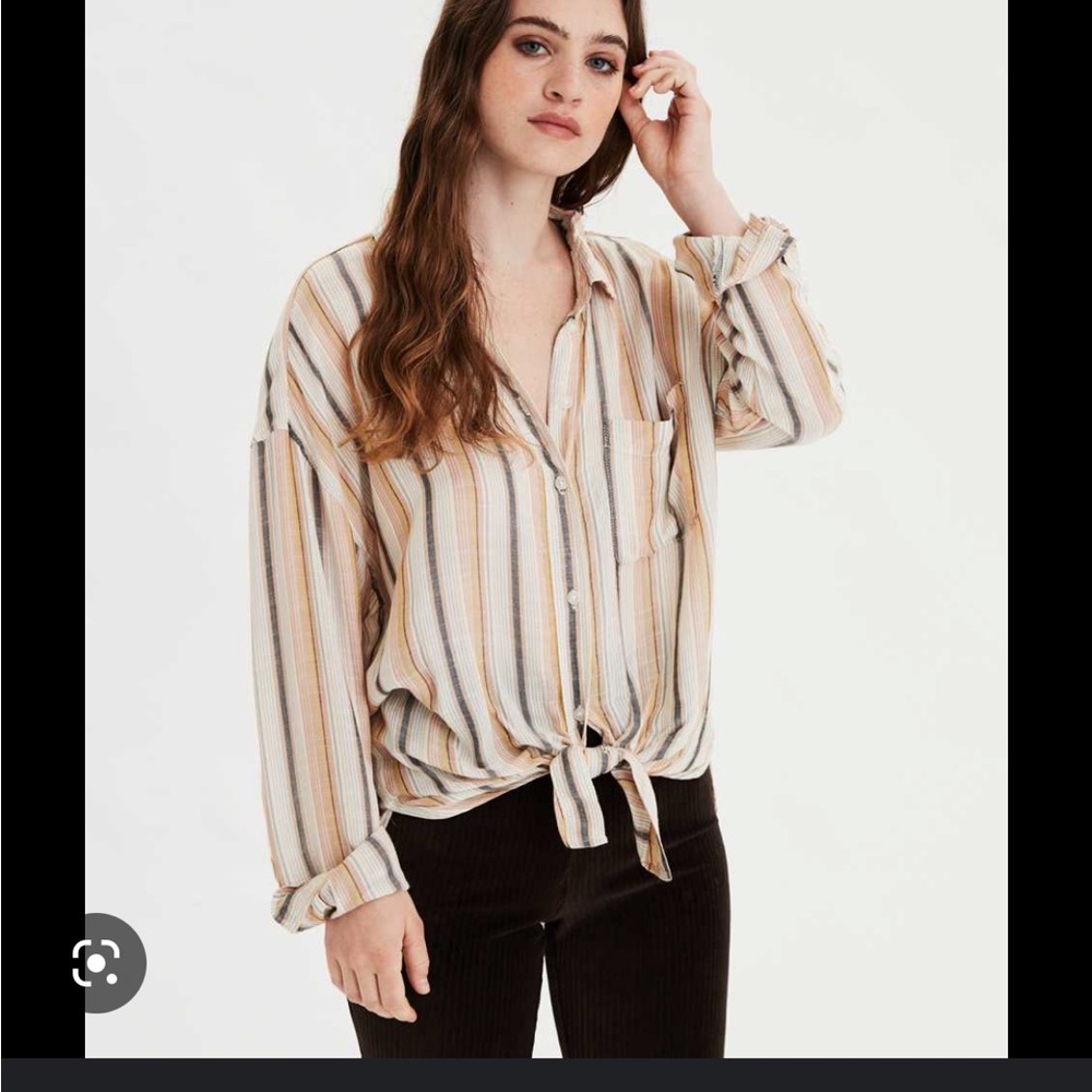 American Eagle Oversized Button Down - image 2